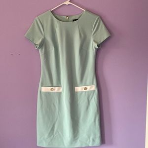 Tommy Hilfiger Light Blue Dress with White Accents